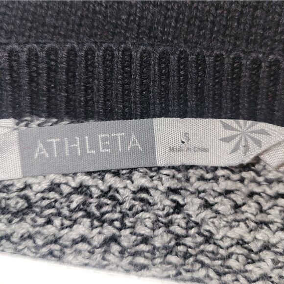 Athleta Fair Isle Long Sleeve Cashmere Blend Sweater Dress S - Picture 10 of 14